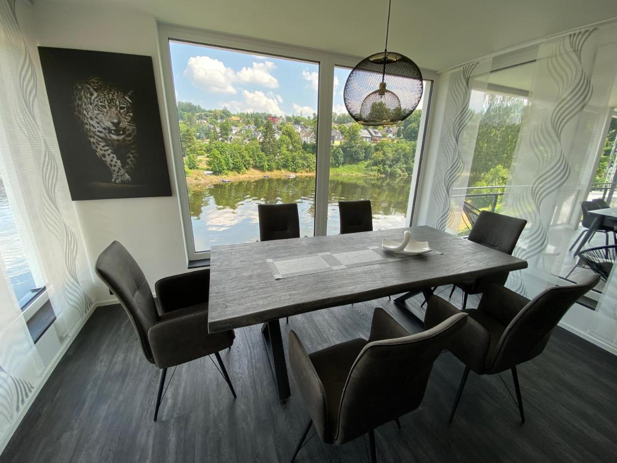 Apartments Saaldorf-Ferienhaus Mit 6 Apartments 45Qm-120Qm Direkt Am Thueringer Meer-Bleilochtalsperre Bad Lobenstein Dış mekan fotoğraf