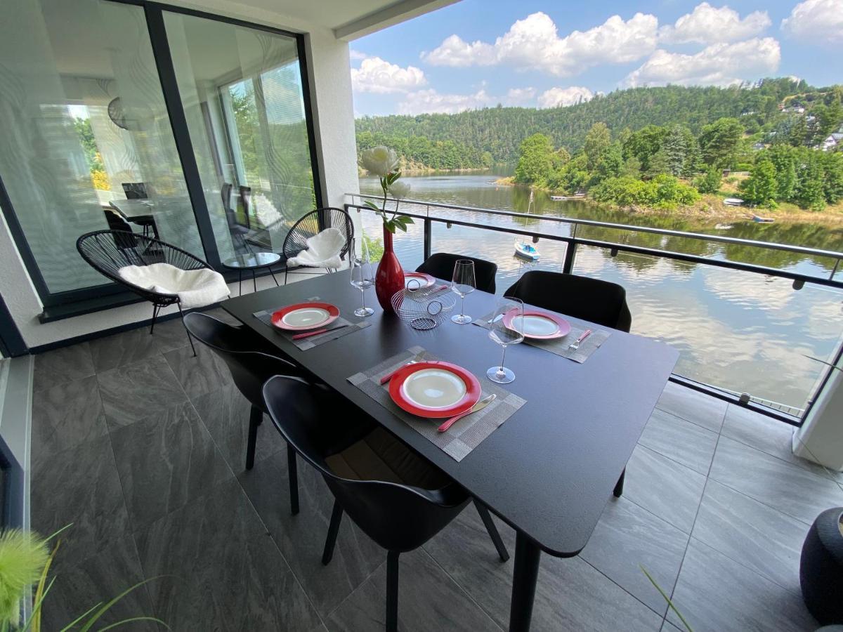 Apartments Saaldorf-Ferienhaus Mit 6 Apartments 45Qm-120Qm Direkt Am Thueringer Meer-Bleilochtalsperre Bad Lobenstein Dış mekan fotoğraf